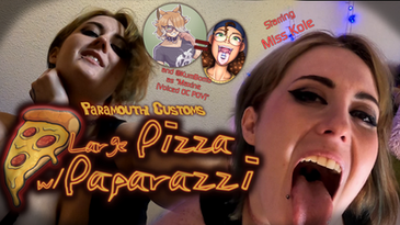 "Large Pizza with Paparazzi" OC Custom